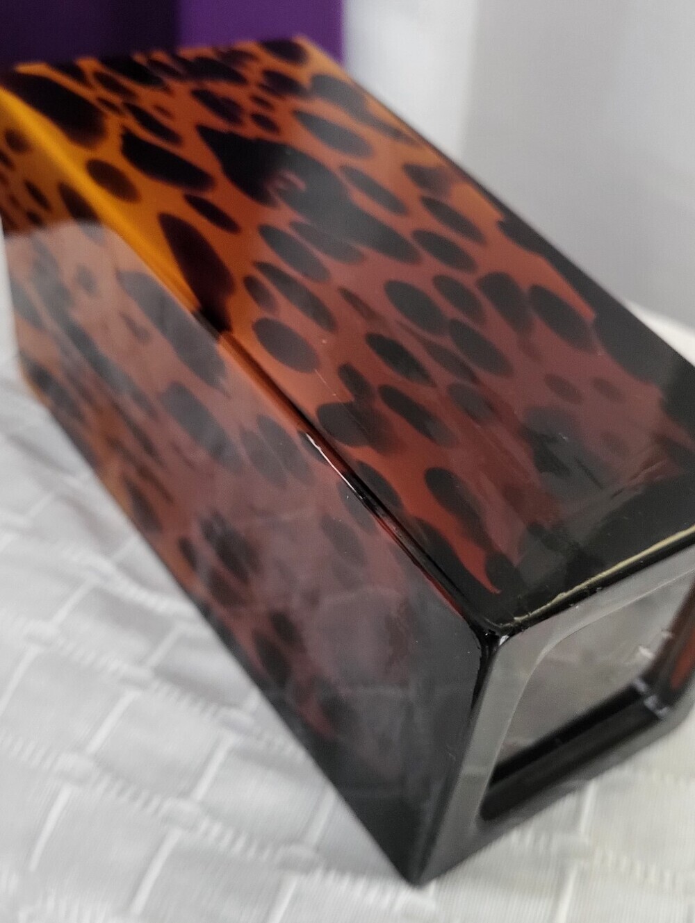 Rectangular Tortoiseshell Vase - Picture 3 of 5